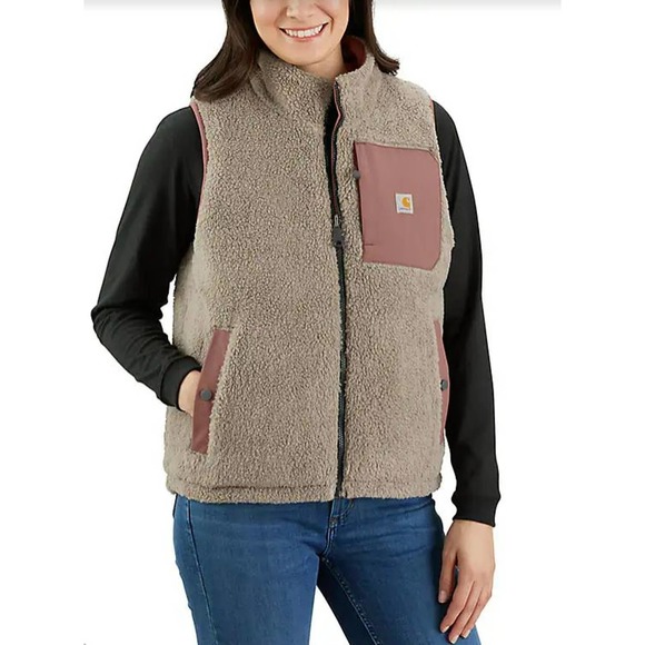 New Carhartt Women's Montana Reversible Relaxed Fit Insulated Vest Size Medium - Picture 2 of 3